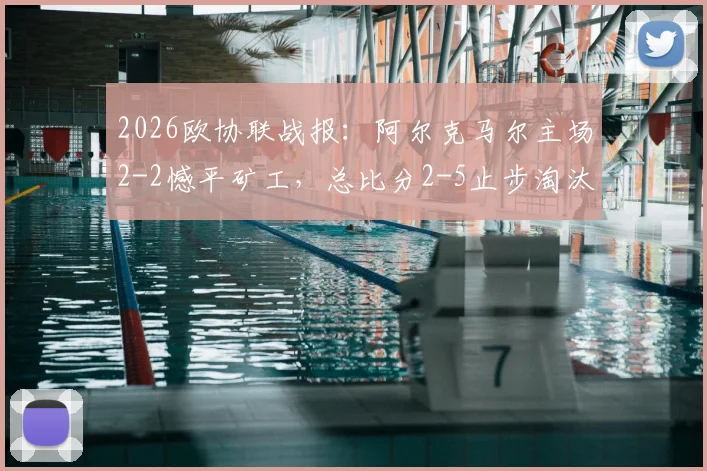 2026欧协联战报：阿尔克马尔主场2-2憾平矿工，总比分2-5止步淘汰赛，详解失利关键点